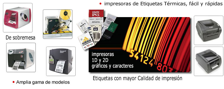 Impresoras de etiquetas de mesa PAXAR